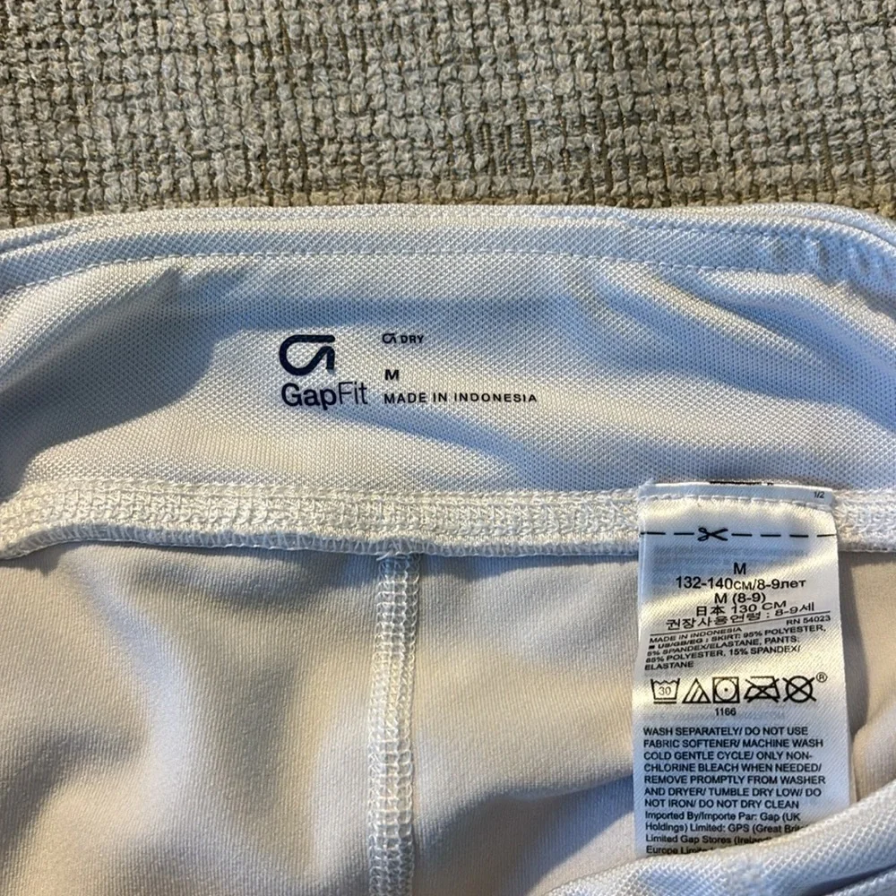GAP fit kids tennis skort in white